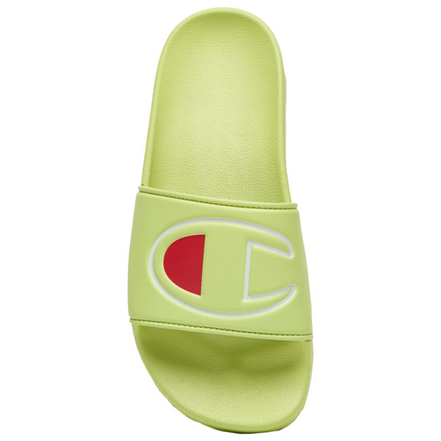 womens green slides