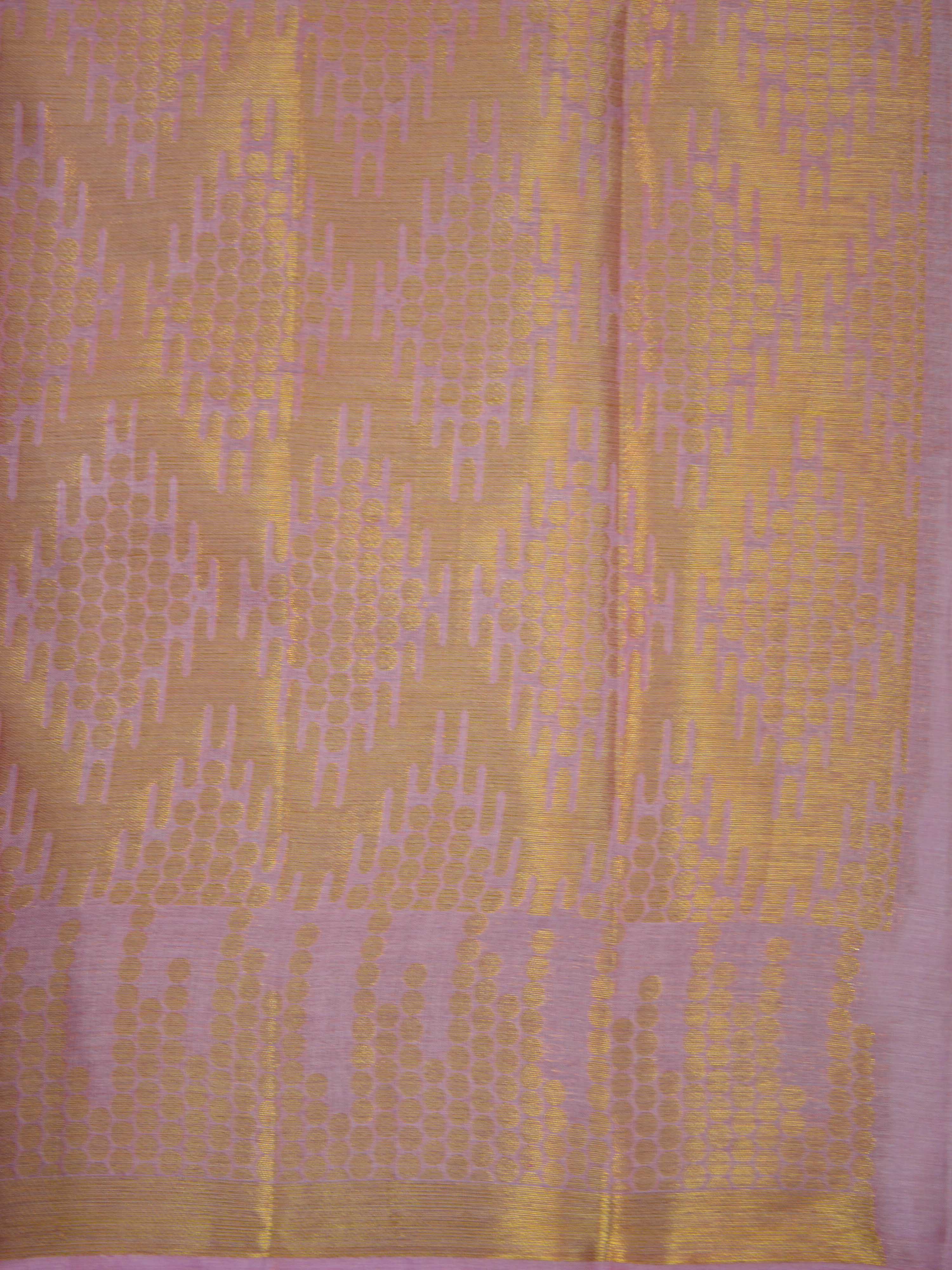 Banarasee Pure Handloom Tussar Silk Saree With Paisley Buta-Pink