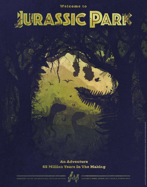 Jurassic Park Limited Edition Print Fanattik