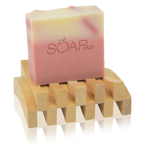 Raspberry Ripple Natural Soap