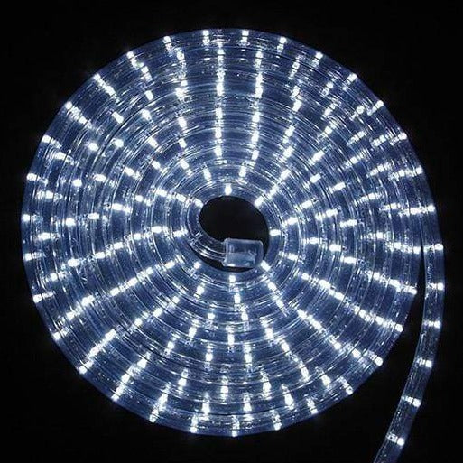 Ex-Pro® 30m Static Super Bright LED ICE White Rope light for xmas Christmas 