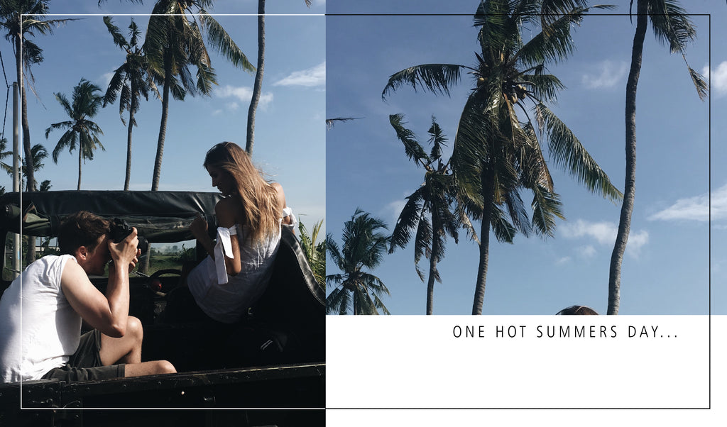 One Hot Summers Day on the Island of Bali we Shot our new collection