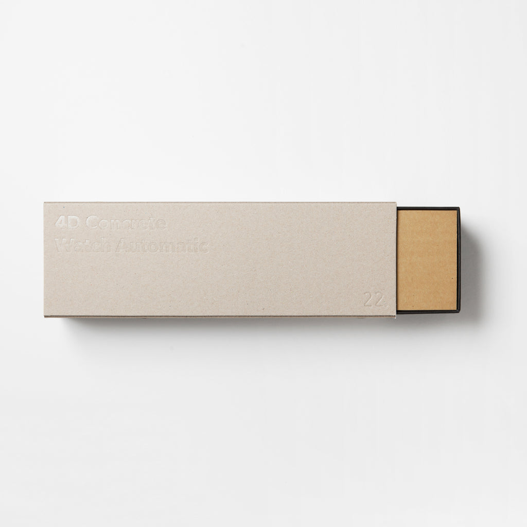 4D Concrete Watch 45mm Automatic - Minimal Brass