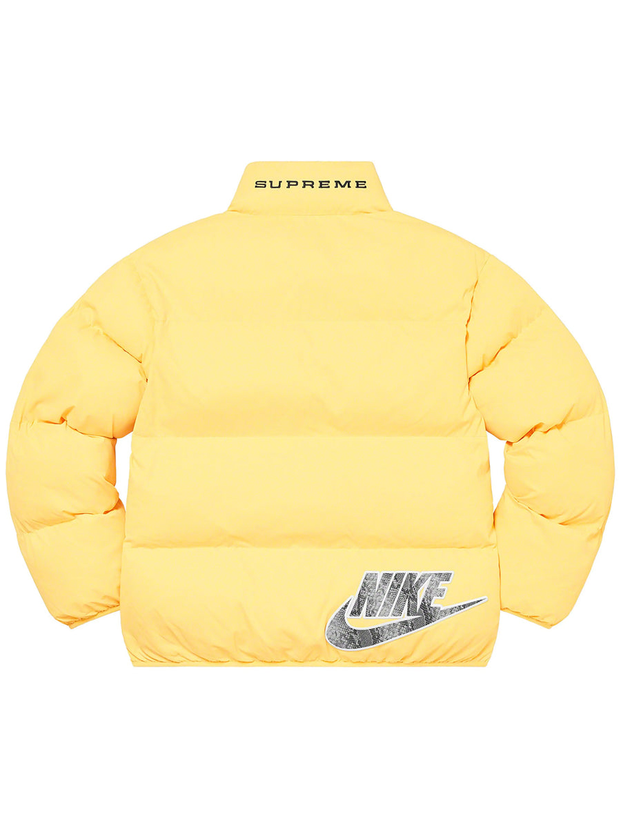 nike puffer jacket yellow