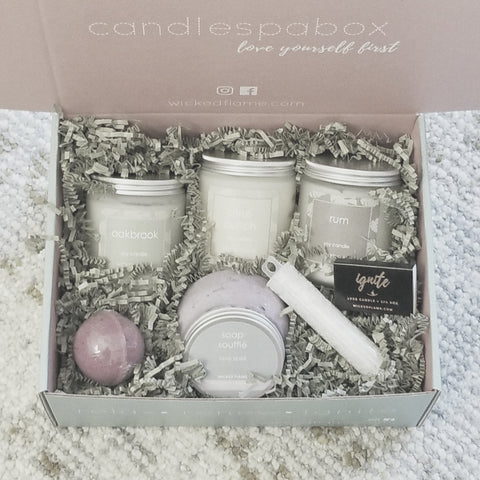 July Candle + Spa Box