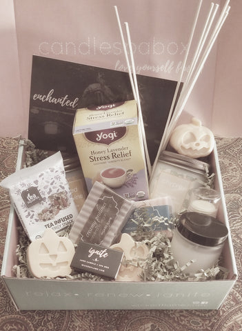 enchanted candle subscription + spa box | monthly subscription boxes by wicked flame
