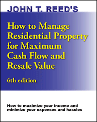 How to Manage Residential Property For Maximum Cash Flow and Resale Value book