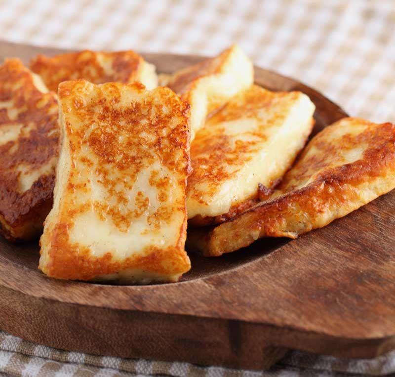 melt in your mouth halloumi cheese on cinder grill 