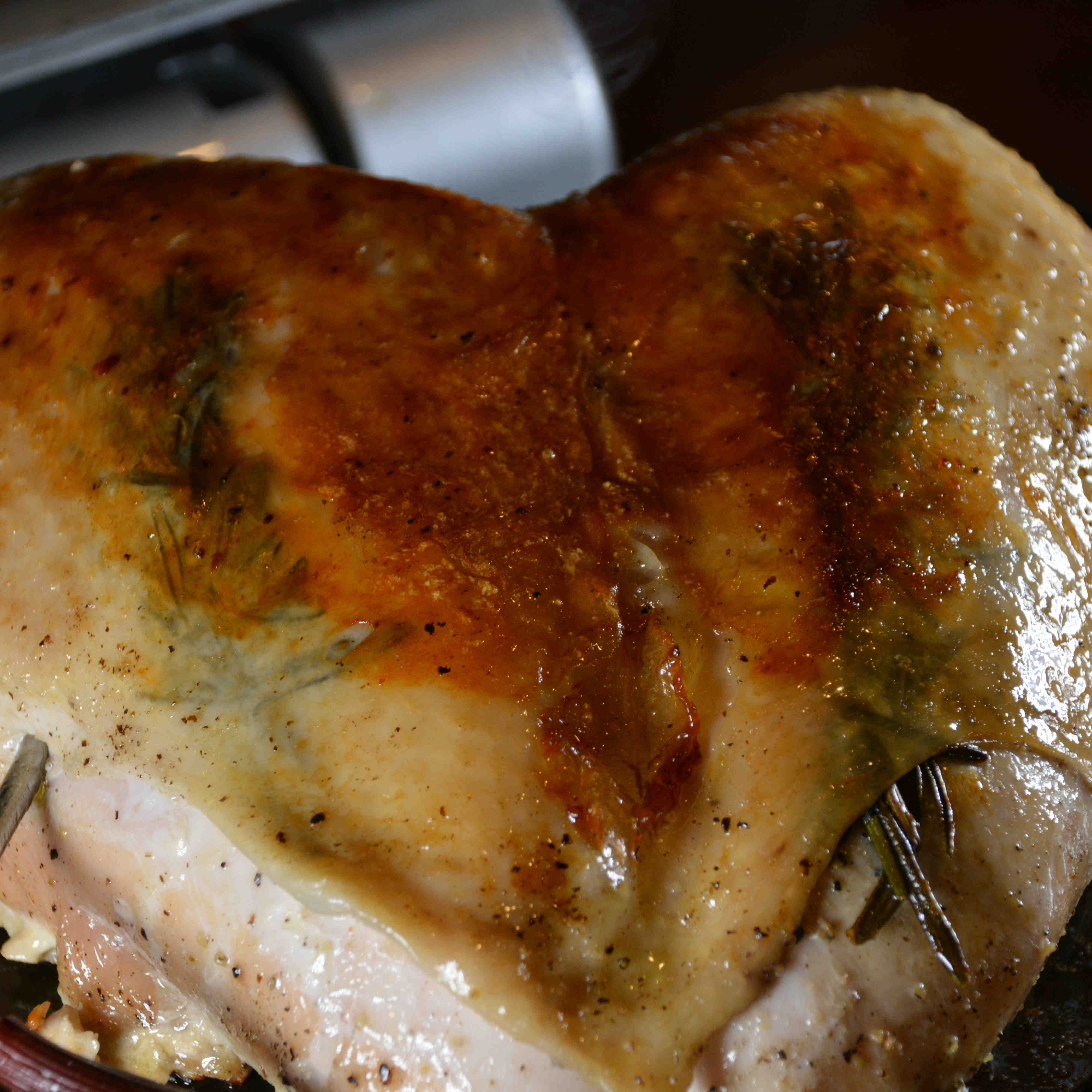 Dry Brined Turkey Breast recipe cooked on world's first sous vide precision indoor grill cinder grill 