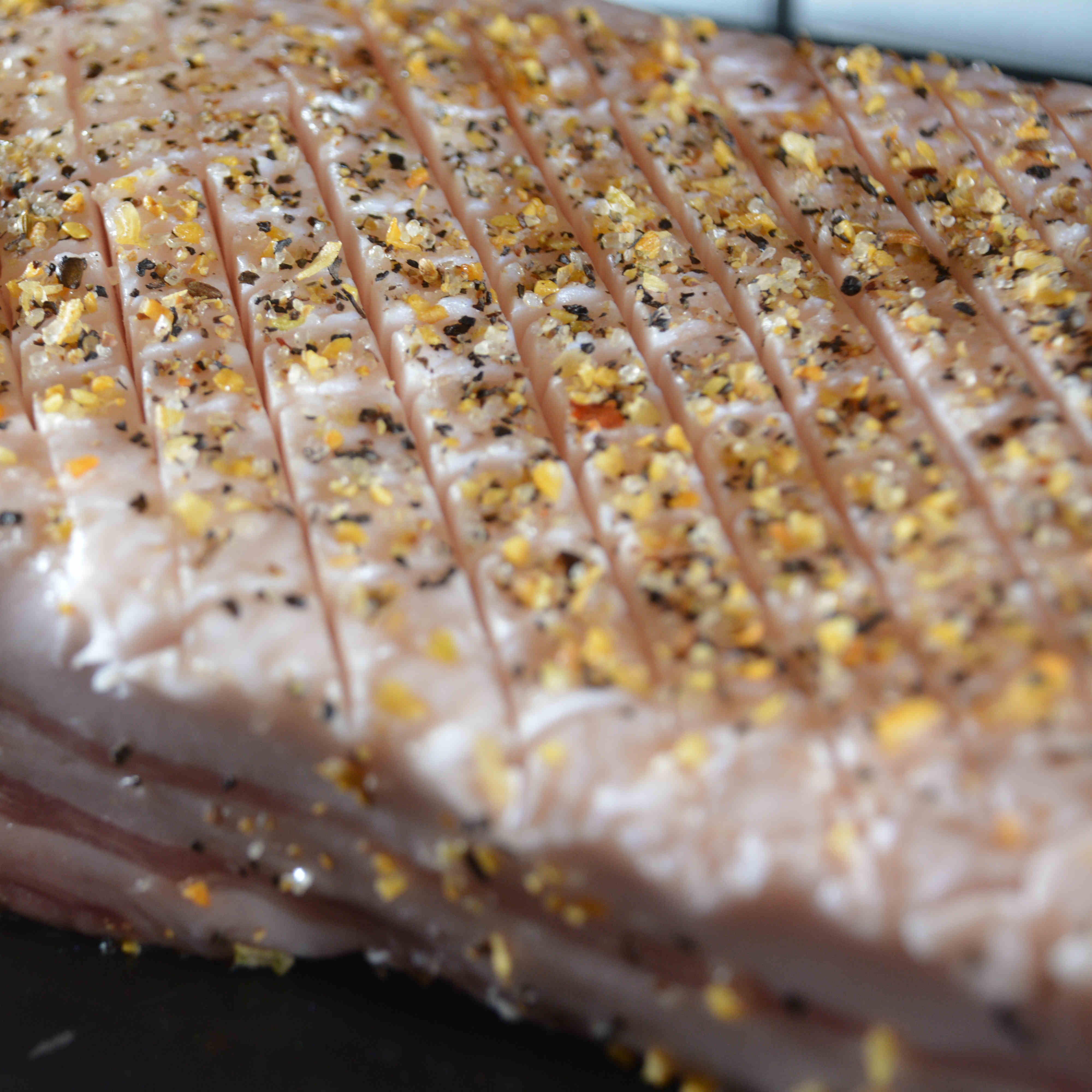 pork belly cooked on Cinder grill indoor grill precision cooker 