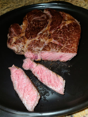 Ghee-seared steak
