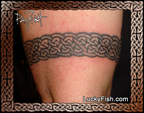 Chain Link Band Celtic Tattoo Design – LuckyFish Art
