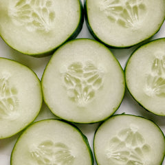 Organic Cucumber and Onion salad by Living Juice