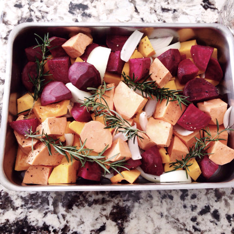 Beet and squash for roasting