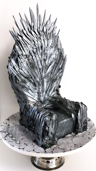 Finished Iron Throne by Studio Cakes