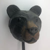 Wood Bear Head Coat Hanger Lodge Rustic Cabin 9-1/2" Long
