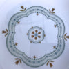 Vintage Noritake Linfield 112 Salad Plate Brown Flowers Blue Yellow Ring