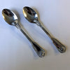 Vintage Towle Supreme Cutlery English Shell 2 Teaspoons Stainless 6-1/4"