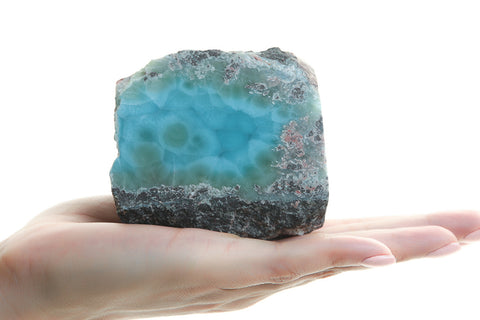 Blue Larimar Caribbean Stone