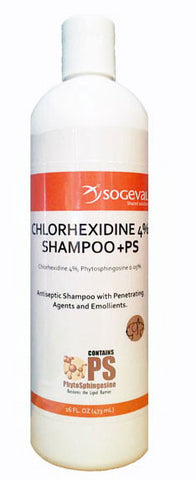 shampoo chlorhexidine ps horses cats dogs oz