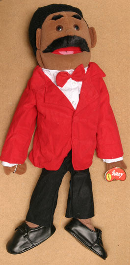 28" Dad Puppet Black