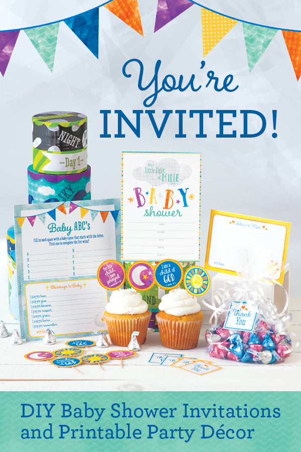 DIY Baby Shower Party Kit - Free Download - This Little Light Theme