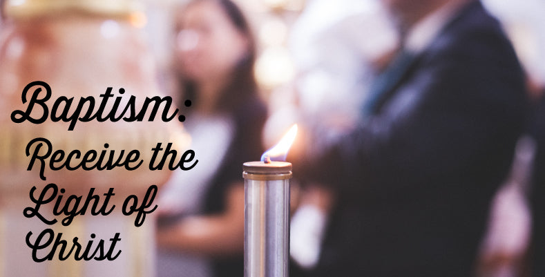What is the meaning of the baptism candle?