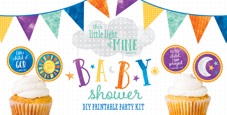 7 Days of Creation Baby Shower Kit - Free Download