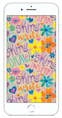 Free iphone wallpaper digital download - Creativity and Inspiration Themed