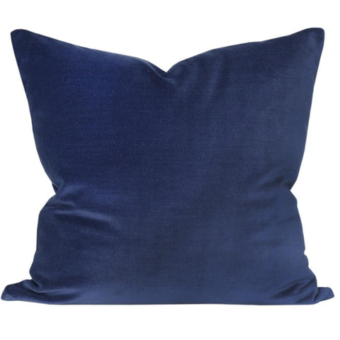 Velvet, Indigo pillow by Tonic Living