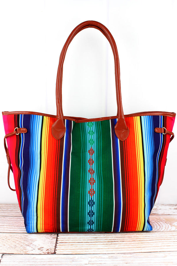 serape tote bag