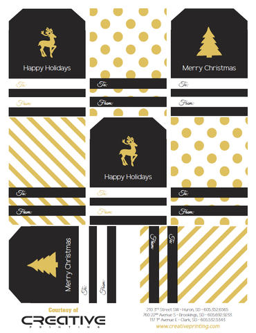 Free Christmas Labels