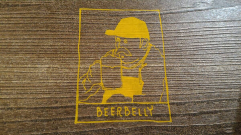 Beerbelly logo mark leather brand
