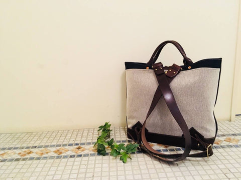 Beerbelly tote bag leather 