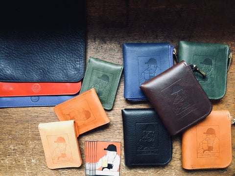 Beerbelly wallet leather logo mark