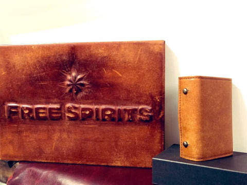 free spirits leather sign