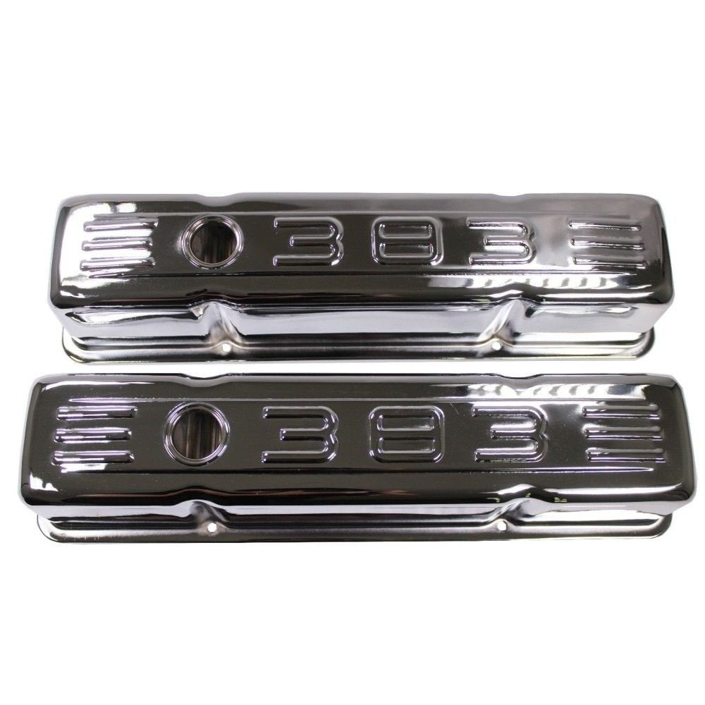 chrome valve covers small block chevy