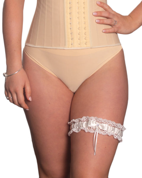 body shaper with garters