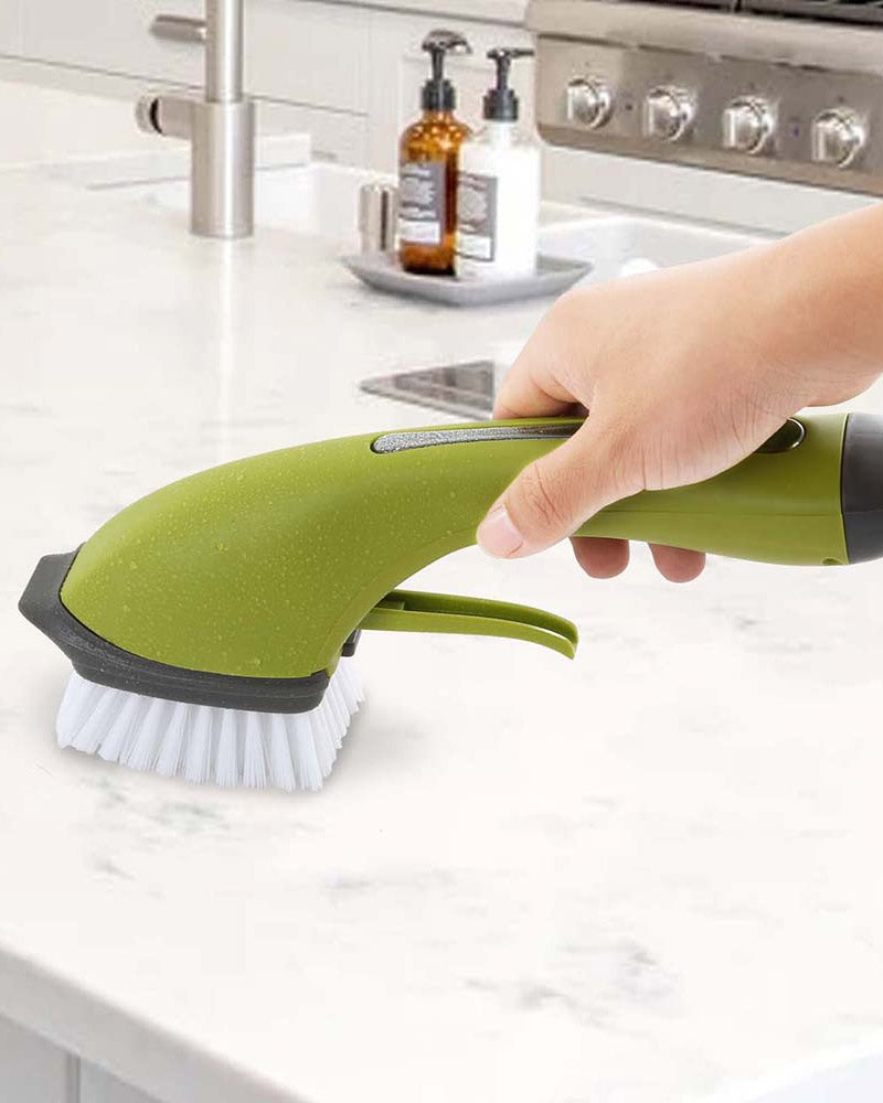 MinuteToCleanIt Floor Bathroom Cleaner Brush with Long Handle