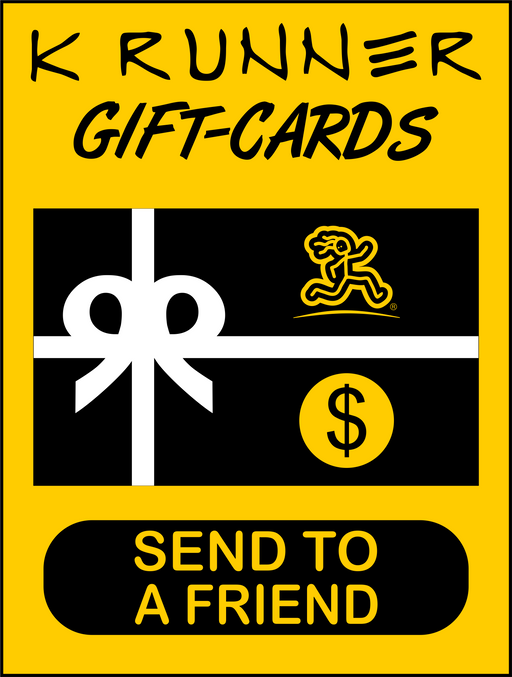 gift cards - $10 - $25 - $50 - $100 - k runner, running, run