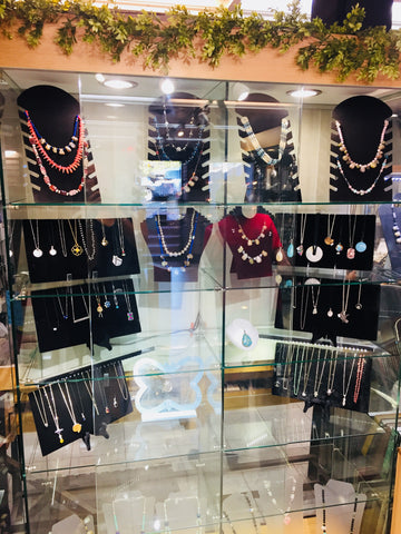 Beaded necklaces at Rubini Jewelers