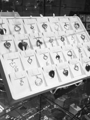 Selection of Heart Pendants at Rubini Jewelers