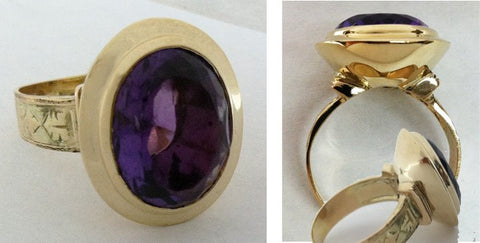 Amethyst Ring Redone by Rubini Jewelers