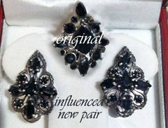 Victorian Style Costume Earrings