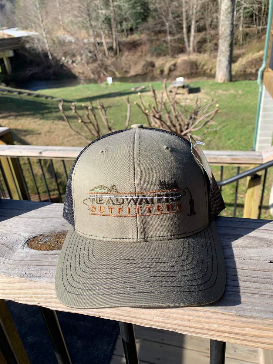 Asheville Fly Fishing Company Hat Loden Khaki — Asheville Fly