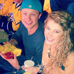 sophie and zack at the preds game 2012