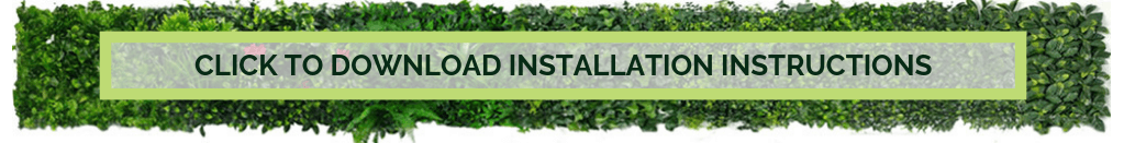 download artificial vertical garden panel installation instructions