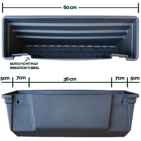 wallgarden product dimensions for fitting to rear battens