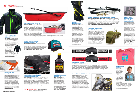 American Snowmobiler magazine Snowmobaby review