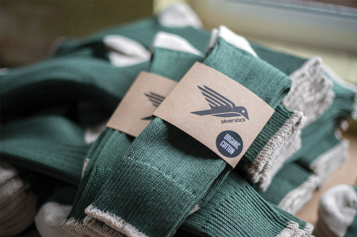 Silverstick Organic Cotton Socks Made In Britain